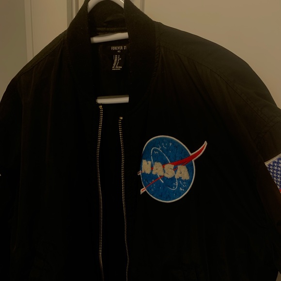 Forever 21 NASA patched Bomber Jacket for sale size (s) - Picture 5 of 8